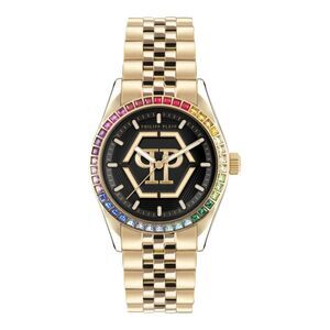 Philipp Plein Date Superlative Crystal Watch Womens